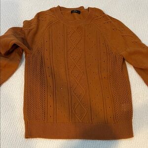 J. Crew Men's Rust Crewneck Sweater